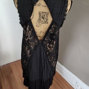 Black lace dress